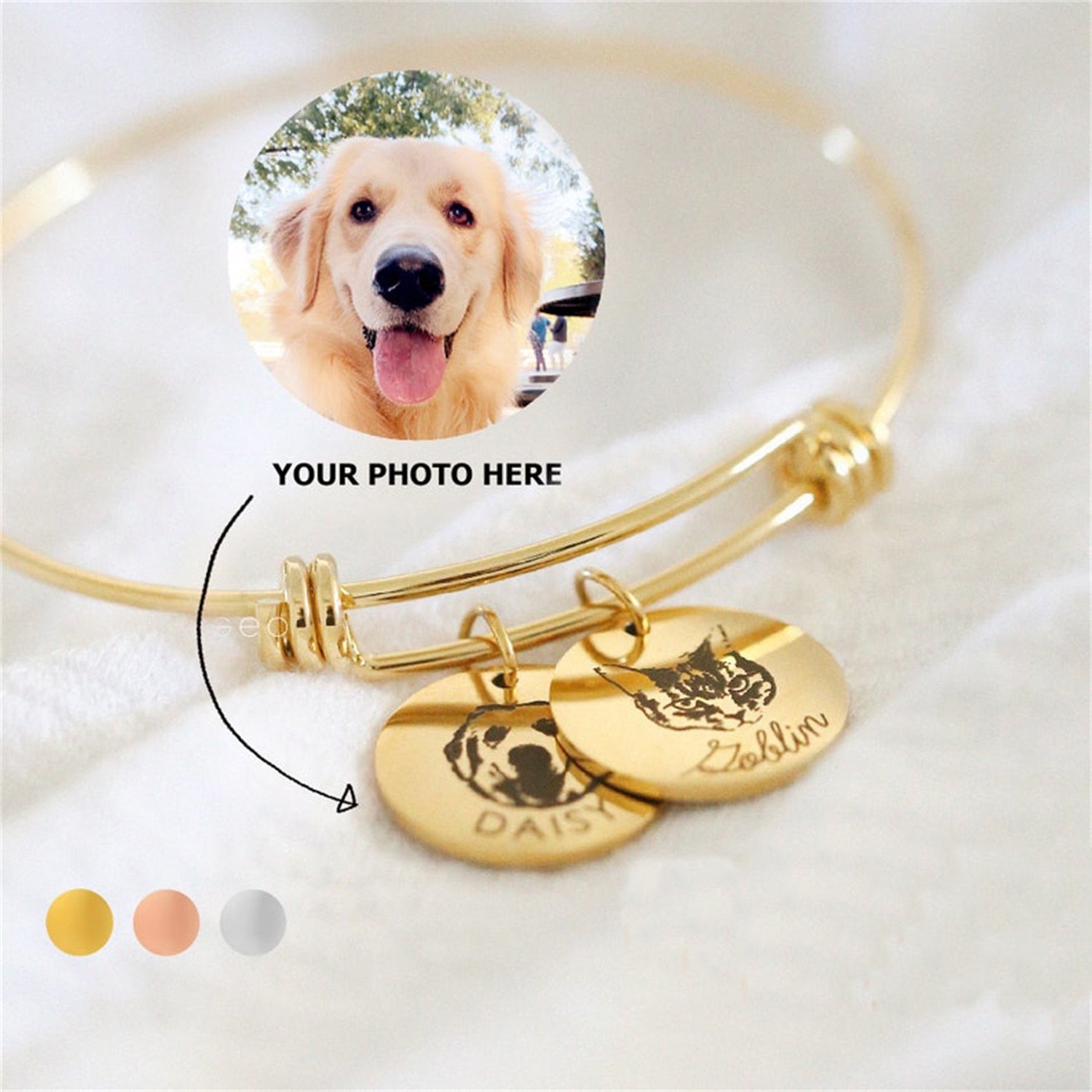 Personalized Pet Photo Bracelet, Pet Photo Bracelet, photo projection bracelet, personalised bracelet with photo, photo bracelet for men, custom picture charm bracelets