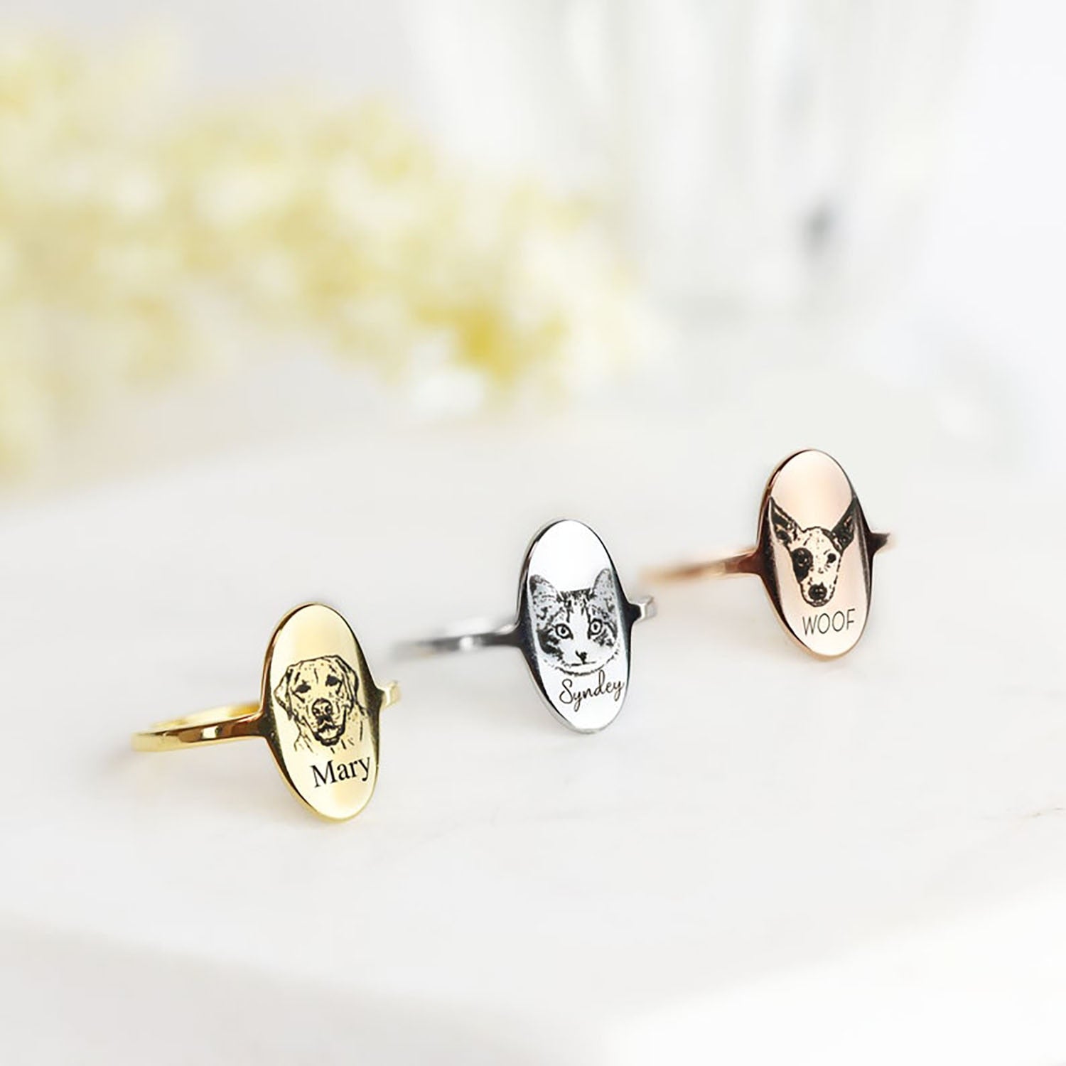 Personalized Adjustable Pet Ring